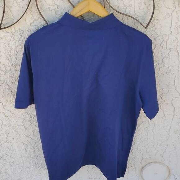 Robert Graham Stone Trail Logo Short Sleeve Navy Sz. XL Polo Golf Shirt - Picture 3 of 16